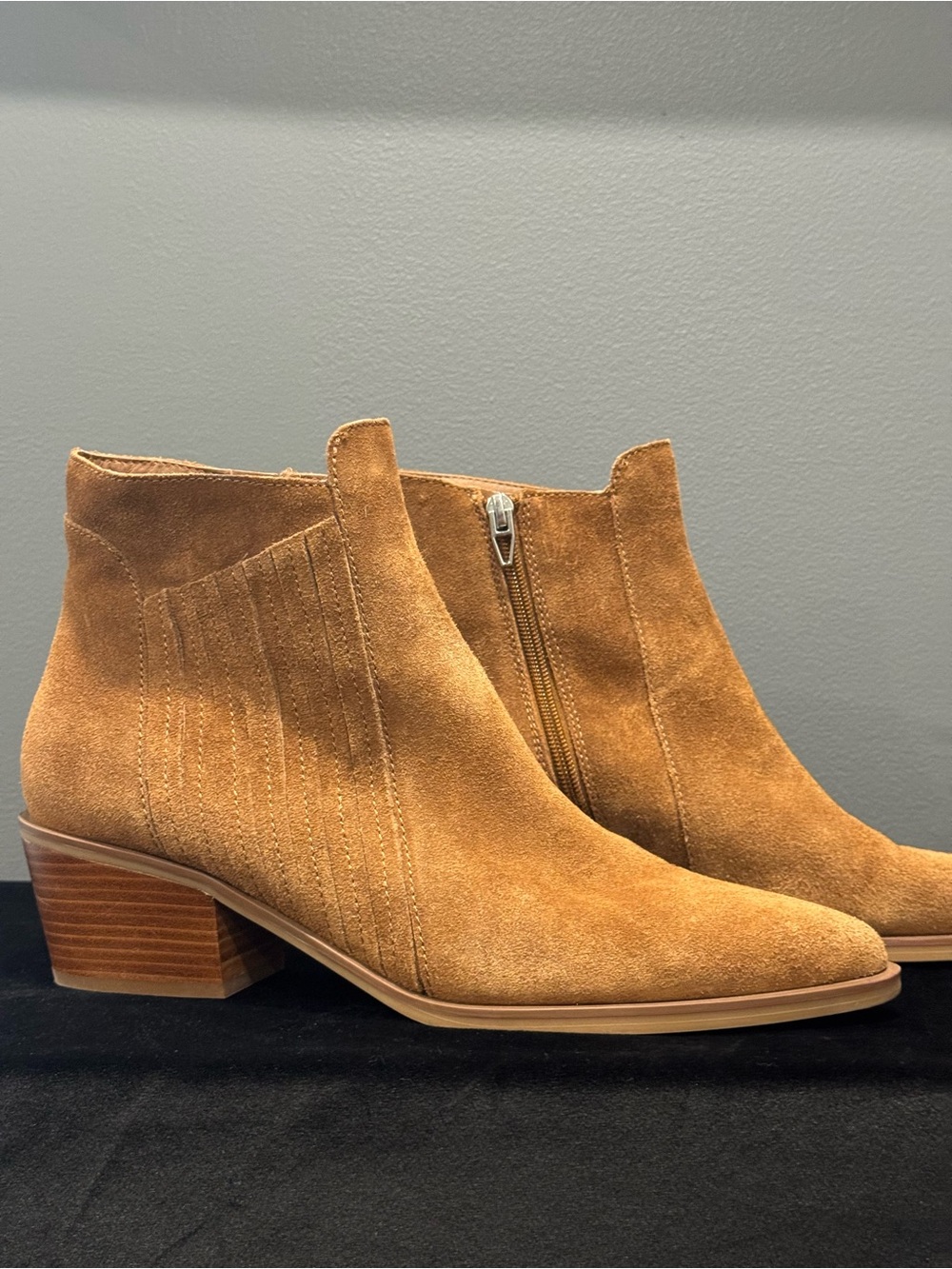 Dolce Vita Salome Leather Suede Boots Booties Size 11 SEE DESCRIPTION